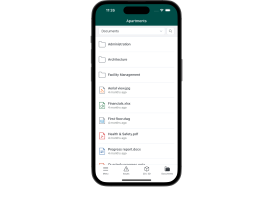 11_Catenda_Site_All_Project_Documents_in_a_Folder_Structure_on_the_Smartphone_200